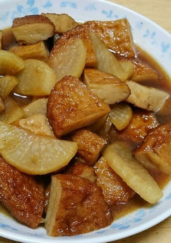 大根とさつま揚げの炒め煮-レシピのメイン写真
