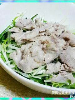 豚しゃぶサラダ-レシピのメイン写真