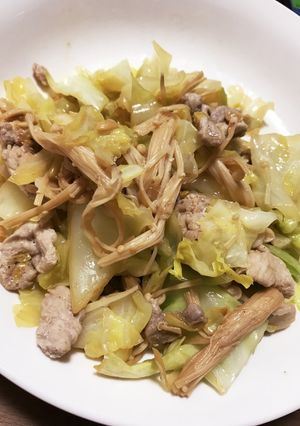 キャベツと豚肉のサッパリ塩レモン炒め-レシピのメイン写真