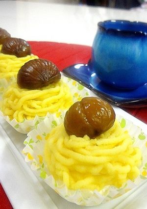 簡単！さつまいもdeプチモンブラン-レシピのメイン写真