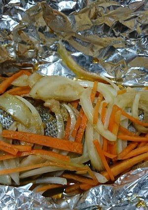 イサキと野菜のホイル焼き-レシピのメイン写真