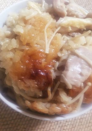 キノコの炊き込みご飯☆お焦げが美味しい-レシピのメイン写真