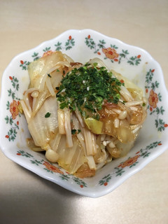 白菜とえのきの梅だれ和え-レシピのメイン写真