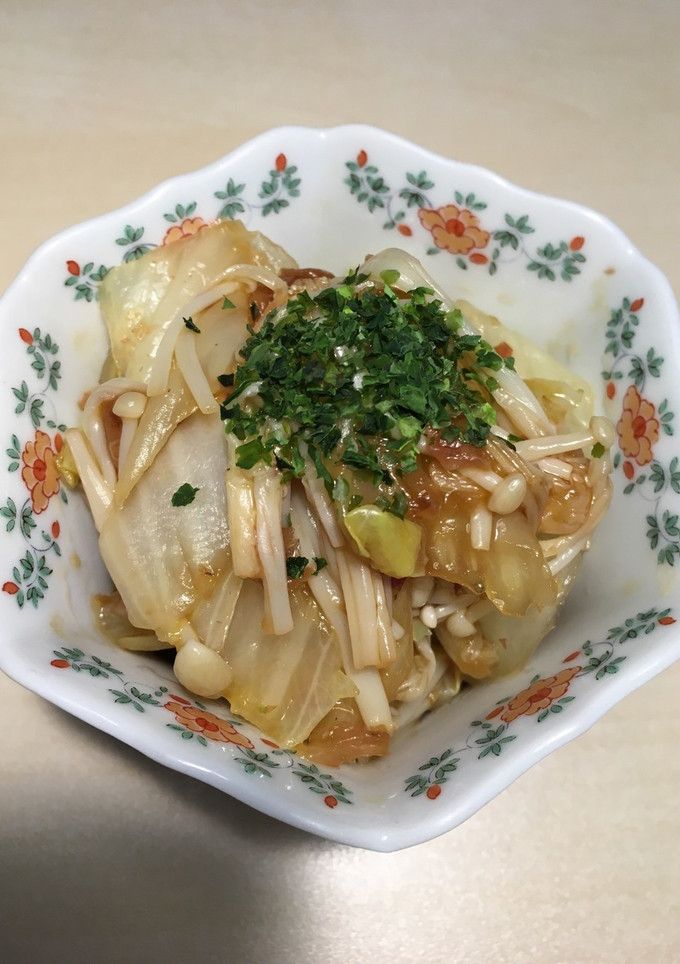 白菜とえのきの梅だれ和え-レシピのメイン写真