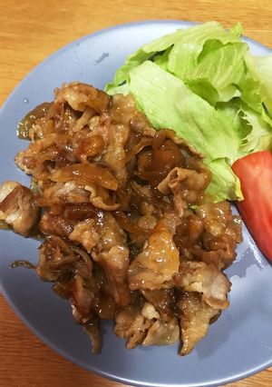 豚バラで作る子供の好きな味の簡単生姜焼き-レシピのメイン写真