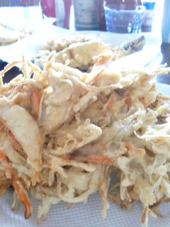 鶏牛蒡天(かき揚げ)-レシピのメイン写真