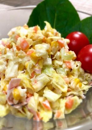 ☆切ってまぜるだけ！コールスローサラダ♪-レシピのメイン写真