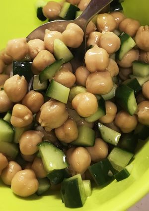 あっさりさっぱり☆ひよこ豆の付け合わせ-レシピのメイン写真