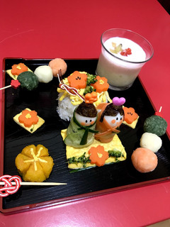 離乳食☆中期〜OK!ひな祭りプレート☆-レシピのメイン写真