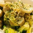新じゃがの塩ゆで野菜サラダwithA&B