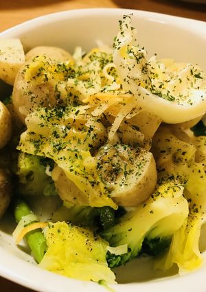 新じゃがの塩ゆで野菜サラダwithA&B-レシピのメイン写真
