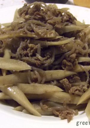 牛肉とごぼうと糸こんのうま煮♪-レシピのメイン写真