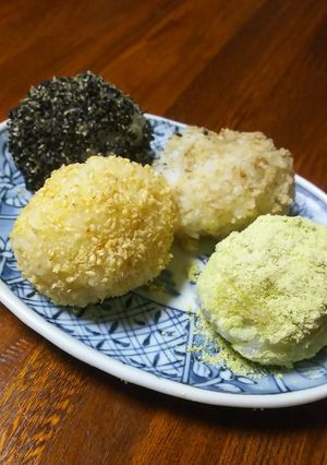 4色ぼたもち-レシピのメイン写真