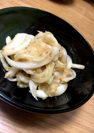 酒のつまみに!ご飯のお供に!味噌新玉ねぎ-レシピのメイン写真