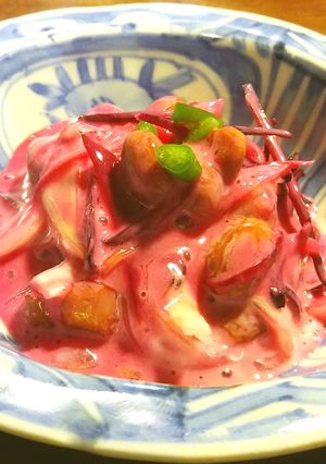 高血圧対策玉葱ヨーグルト納豆＆ビーツラペ-レシピのメイン写真
