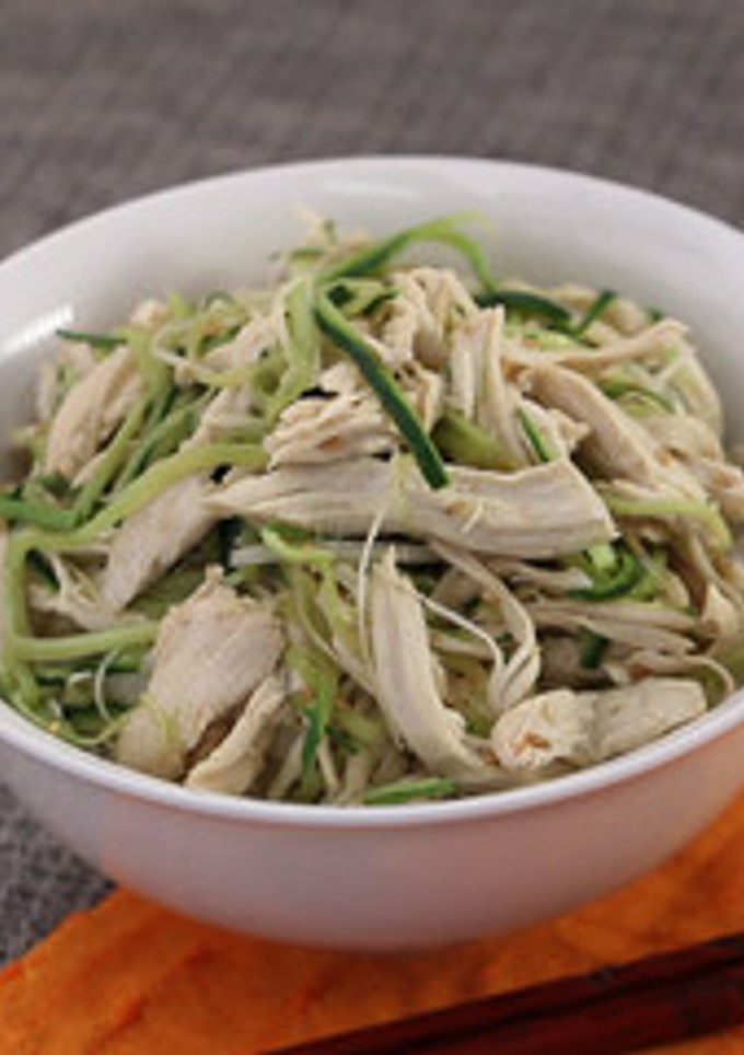 蒸し鶏の中華風どんぶり-レシピのメイン写真