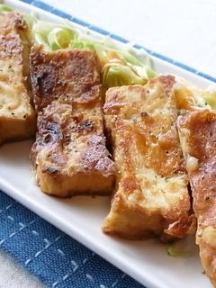 カリカリチーズが香ばしい♪厚揚げ焼き-レシピのメイン写真
