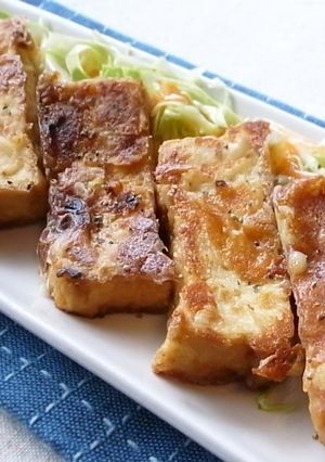 カリカリチーズが香ばしい♪厚揚げ焼き-レシピのメイン写真