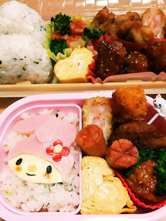 今日のキャラ弁3/16(マイメロ)-レシピのメイン写真