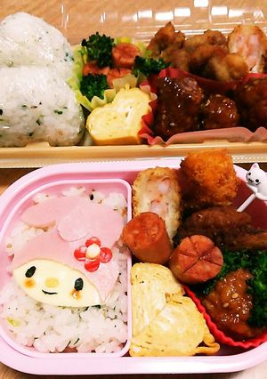今日のキャラ弁3/16(マイメロ)-レシピのメイン写真