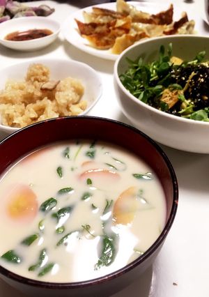液味噌で簡単♡豆乳の味噌汁-レシピのメイン写真