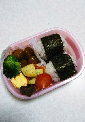 18/3/19 カレーミートボール弁当-レシピのメイン写真