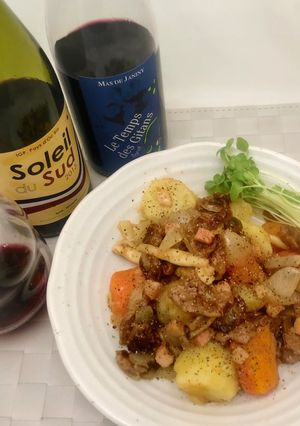 加圧で蒸すジャーマンポテトのアレンジ-レシピのメイン写真