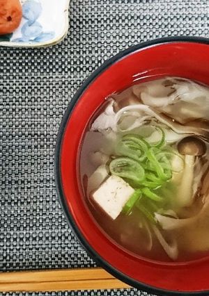 舞茸ときのこのお味噌汁-レシピのメイン写真