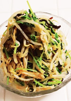 レンチン簡単！豆苗ともやしのナムル-レシピのメイン写真