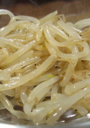 【超簡単】レンジDEもやしナムル！-レシピのメイン写真
