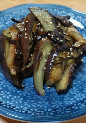 茄子と塩こんぶの炒めもの-レシピのメイン写真