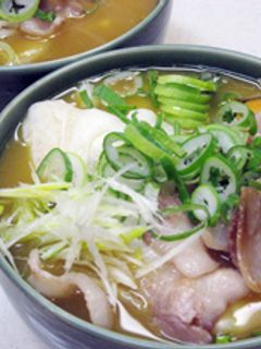 餅玉カレーうどん-レシピのメイン写真