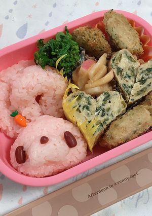 これもイースター？汎用うさぎキャラ弁-レシピのメイン写真