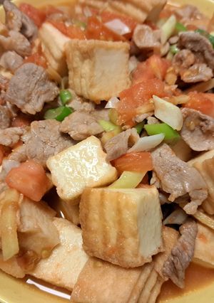 厚揚げと豚肉のベトナム風炒め-レシピのメイン写真