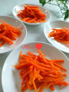 ゆでて美味しい♡人参のナムル-レシピのメイン写真