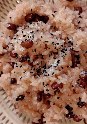 無水鍋 赤飯-レシピのメイン写真