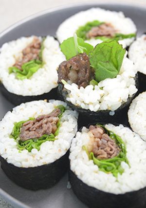 ベビーリーフでお手軽！バランスのり巻き！-レシピのメイン写真