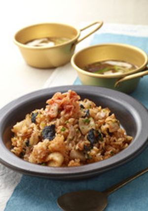 キムチ＆韓国海苔チャーハン-レシピのメイン写真