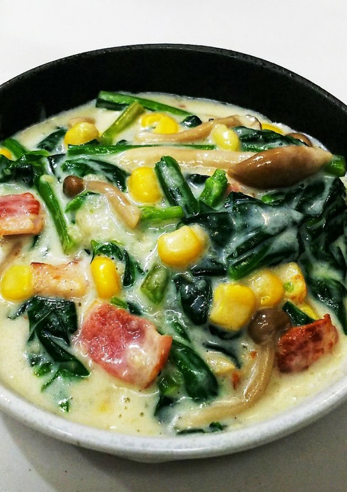 ほうれん草のクリーム煮-レシピのメイン写真