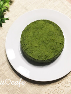 抹茶チーズケーキ♡生クリ不使用♡-レシピのメイン写真