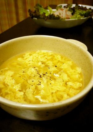 簡単イタリアン♬チーズエッグスープ♬-レシピのメイン写真