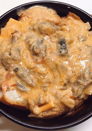 ビーフストロガノフでパングラタン-レシピのメイン写真