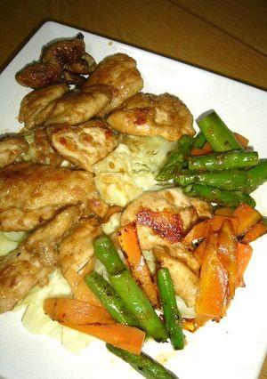 鶏むね肉の生姜酢ソテー☆-レシピのメイン写真