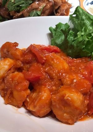 海老とフレッシュトマトのチリソース-レシピのメイン写真