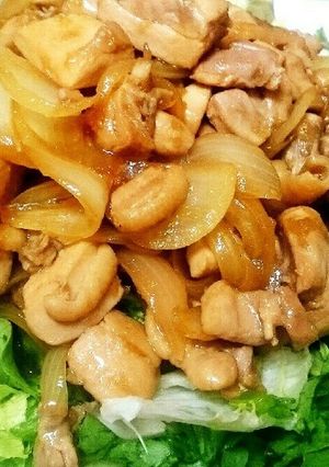お肉が柔らか☆鶏モモ肉の生姜焼き♥簡単☆-レシピのメイン写真
