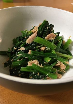 うちの鉄板!ほうれん草のツナ和え-レシピのメイン写真