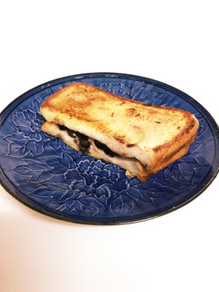 ❁黒豆とクリチと抹茶のホットサンド❁-レシピのメイン写真