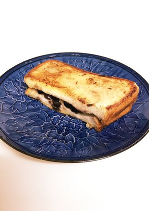 ❁黒豆とクリチと抹茶のホットサンド❁-レシピのメイン写真