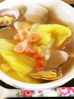 あさりと春キャベツのスープ-レシピのメイン写真