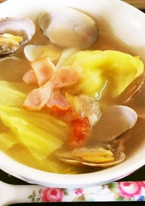あさりと春キャベツのスープ-レシピのメイン写真